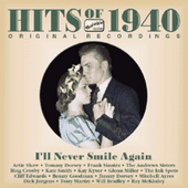 Hits Of 1940 Ill Never Smile Again Music Cd Sheet Music Songbook