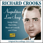 Richard Crooks Neapolitan Love Song Music Cd Sheet Music Songbook