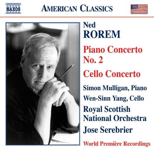 Rorem Piano Concerto No 2 Cello Concerto Music Cd Sheet Music Songbook
