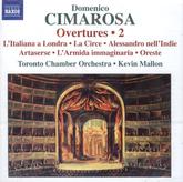 Cimarosa Overtures Vol 2 Music Cd Sheet Music Songbook