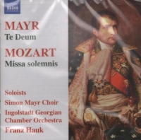 Mayr Te Deum Mozart Missa Solemnis Music Cd Sheet Music Songbook