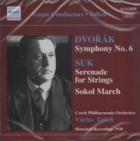 Dvorak Symphony No6 Suk Serenade Talich Music Cd Sheet Music Songbook