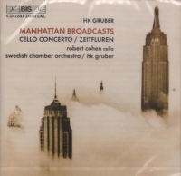 Gruber Manhattan Broadcasts Music Cd Sheet Music Songbook