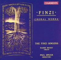 Finzi Choral Works The Finzi Singers Music Cd Sheet Music Songbook