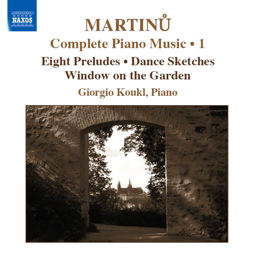 Martinu Complete Piano Music 1 Music Cd Sheet Music Songbook
