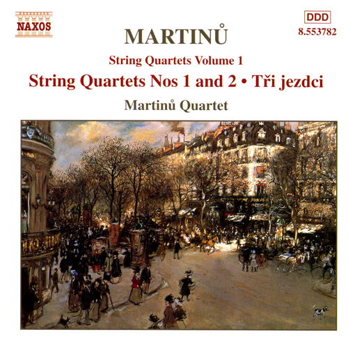 Martinu String Quartets 1 & 2 + Three Horsemen Cd Sheet Music Songbook