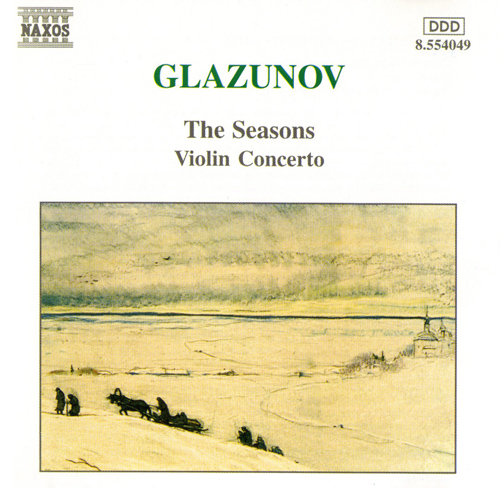 Glazunov The Seasons Violin Concerto Music Cd Sheet Music Songbook