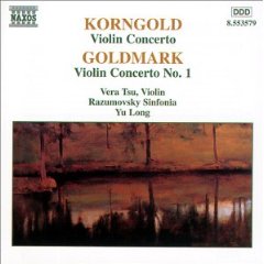Korngold & Goldmark Violin Concertos Music Cd Sheet Music Songbook