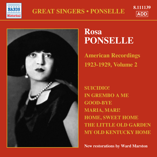 Rosa Ponselle American Recordings Vol 2 Music Cd Sheet Music Songbook