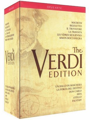 Verdi Edition 12 Great Operas 17 Dvd Set Sheet Music Songbook
