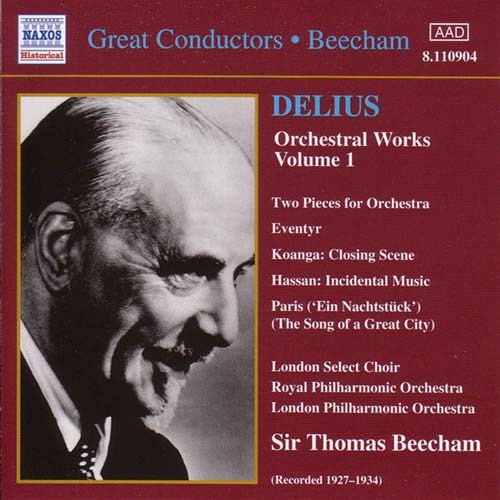 Delius Orchestral Works Vol 1 Beecham Music Cd Sheet Music Songbook