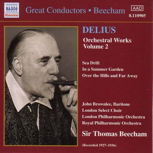 Delius Orchestral Works Vol 2 Beecham Music Cd Sheet Music Songbook