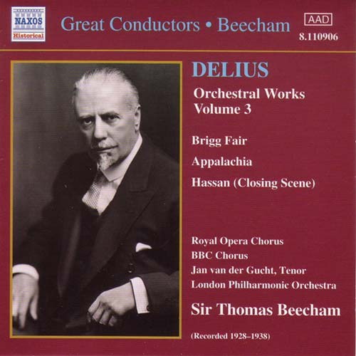 Delius Orchestral Works Vol 3 Beecham Music Cd Sheet Music Songbook