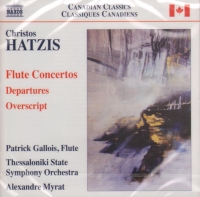 Hatzis Flute Concertos Music Cd Sheet Music Songbook