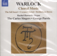 Warlock Choral Music Music Cd Sheet Music Songbook