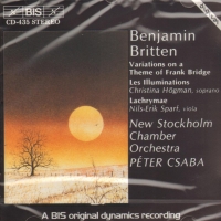 Britten Lachrymae Bridge Variations Music Cd Sheet Music Songbook