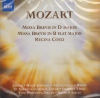 Mozart Missa Brevis In D & Other Works Music Cd Sheet Music Songbook
