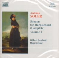 Soler Sonatas Harpsichord Vol 1  Music Cd Sheet Music Songbook