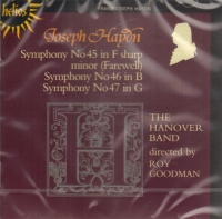 Haydn Symphonies Nos 45 - 47 Music Cd Sheet Music Songbook
