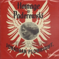 Jonathan Plowright Homage To Paderewski Cd Sheet Music Songbook