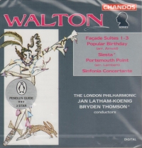 Walton Facade Suites Sinfonia Concertante Audio Cd Sheet Music Songbook