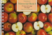 Novello Manuscript Book 04 A5 Landscape 10st 150p Sheet Music Songbook