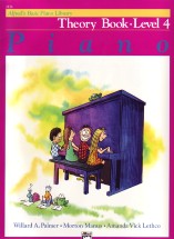 Alfred Basic Piano Theory Book Level 4 Sheet Music Songbook