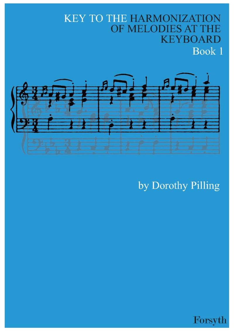 Pilling Key To Harmonization At Keyboard Book 1 Sheet Music Songbook