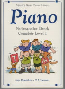 Alfred Basic Piano Notespeller Book Comp Level 1 Sheet Music Songbook