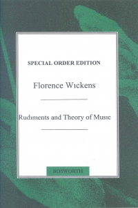 Wickens Rudiments & Theory Of Music Sheet Music Songbook