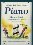 Alfred Basic Piano Theory Book Complete Level 2-3 Sheet Music Songbook