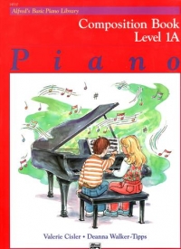 Alfred Basic Piano Composition Book Level 1a Sheet Music Songbook