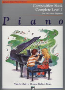 Alfred Basic Piano Composition Bk Complete Level 1 Sheet Music Songbook