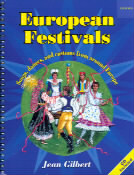 Gilbert European Festivals Book & Cd Sheet Music Songbook