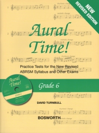 Aural Time Grade 6 Turnbull Book & Cd Revised Sheet Music Songbook