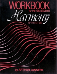 Piston Harmony Workbook Devoto (paperback) Sheet Music Songbook