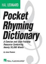 Pocket Rhyming Dictionary Sheet Music Songbook