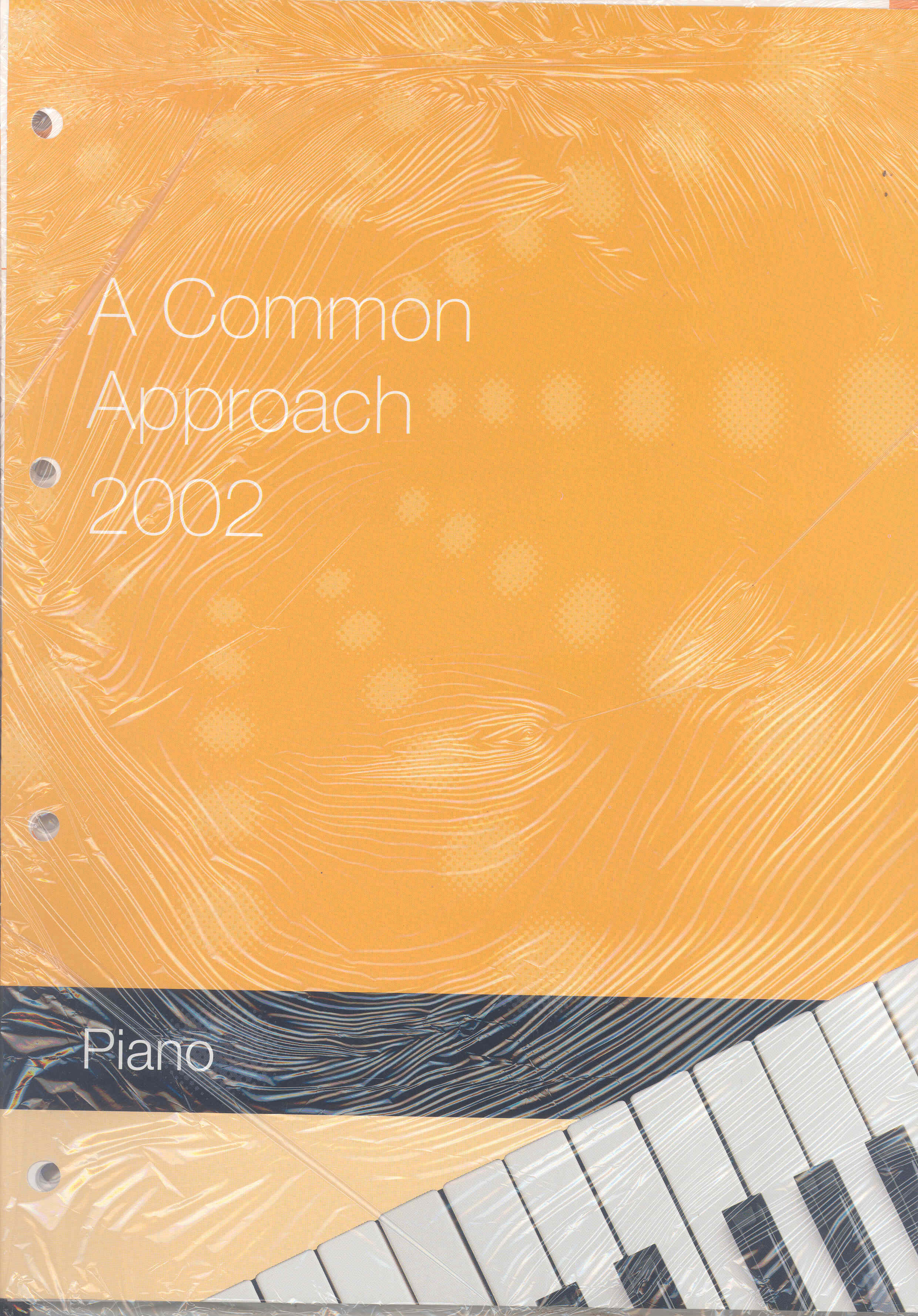 Common Approach 2002 Piano Insert Sheet Music Songbook
