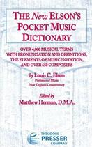 New Elsons Pocket Music Dictionary Sheet Music Songbook