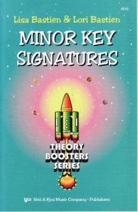 Bastien Minor Key Signatures Theory Boosters Sheet Music Songbook