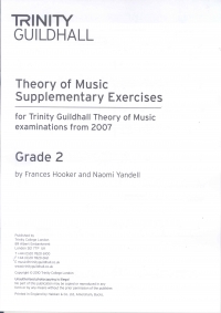 Trinity Theory Supplementary Exercises Grade 2 Sheet Music Songbook