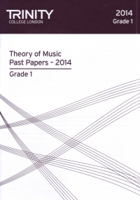 Trinity Theory Past Papers 2014 Grade 1 Sheet Music Songbook