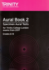 Trinity Aural Tests Book 2 Grades 6-8 2017 + Cd Sheet Music Songbook