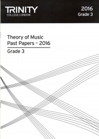 Trinity Theory Past Papers 2016 Grade 3 Sheet Music Songbook