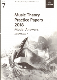 Music Theory Practice Papers 2018 Grade 7 Answers Sheet Music Songbook