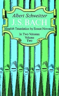Schweitzer Js Bach Volume 2 Sheet Music Songbook