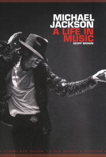 Michael Jackson A Life In Music Brown Sheet Music Songbook