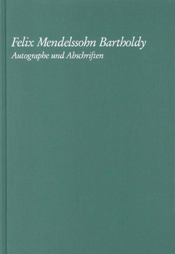 Mendelssohn Autographe Und Abschriften Sheet Music Songbook