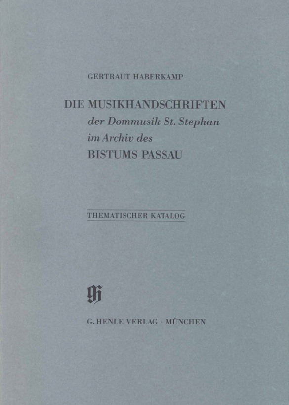 Dommusik St Stephan Im Archiv Des Bistums Passau Sheet Music Songbook
