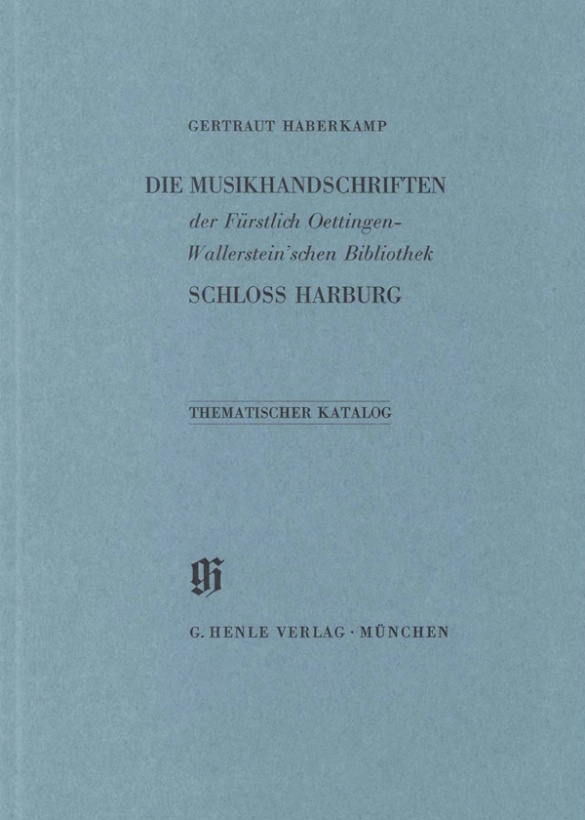 Furstlich Oettingen-wallersteinsche Bibliothek Sheet Music Songbook